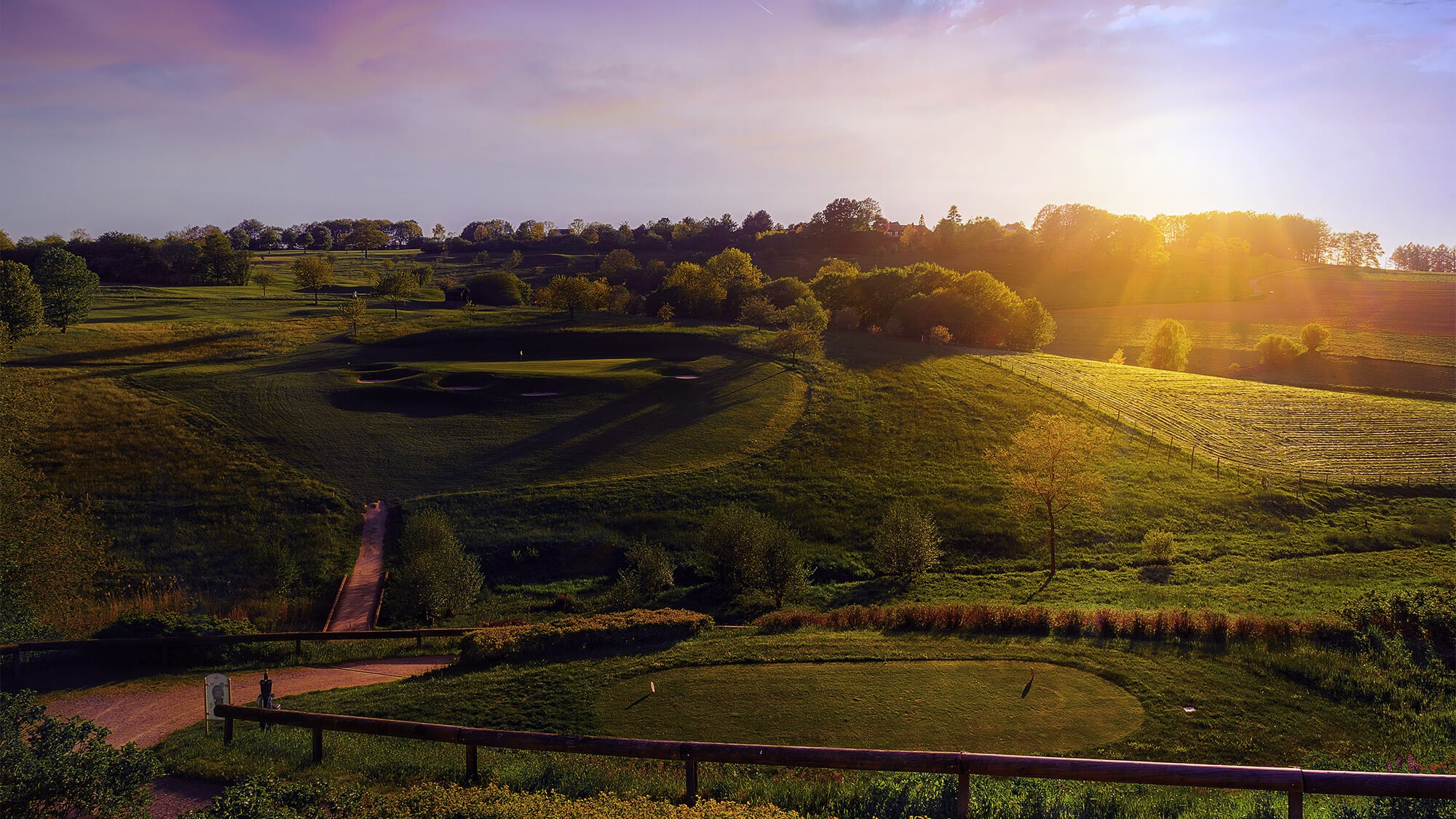 Golfclub Gelstern Drohnenaufnahme